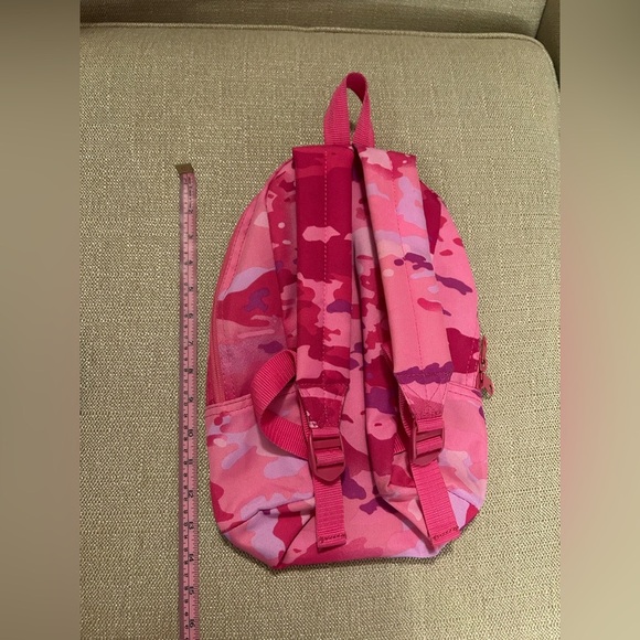 Navy Princess Pink Camouflage Kids Backpack - Picture 3 of 4